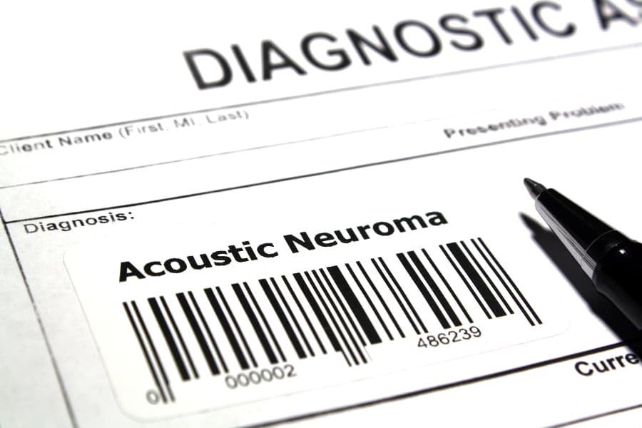 Vestibular schwannoma diagnosis medical report